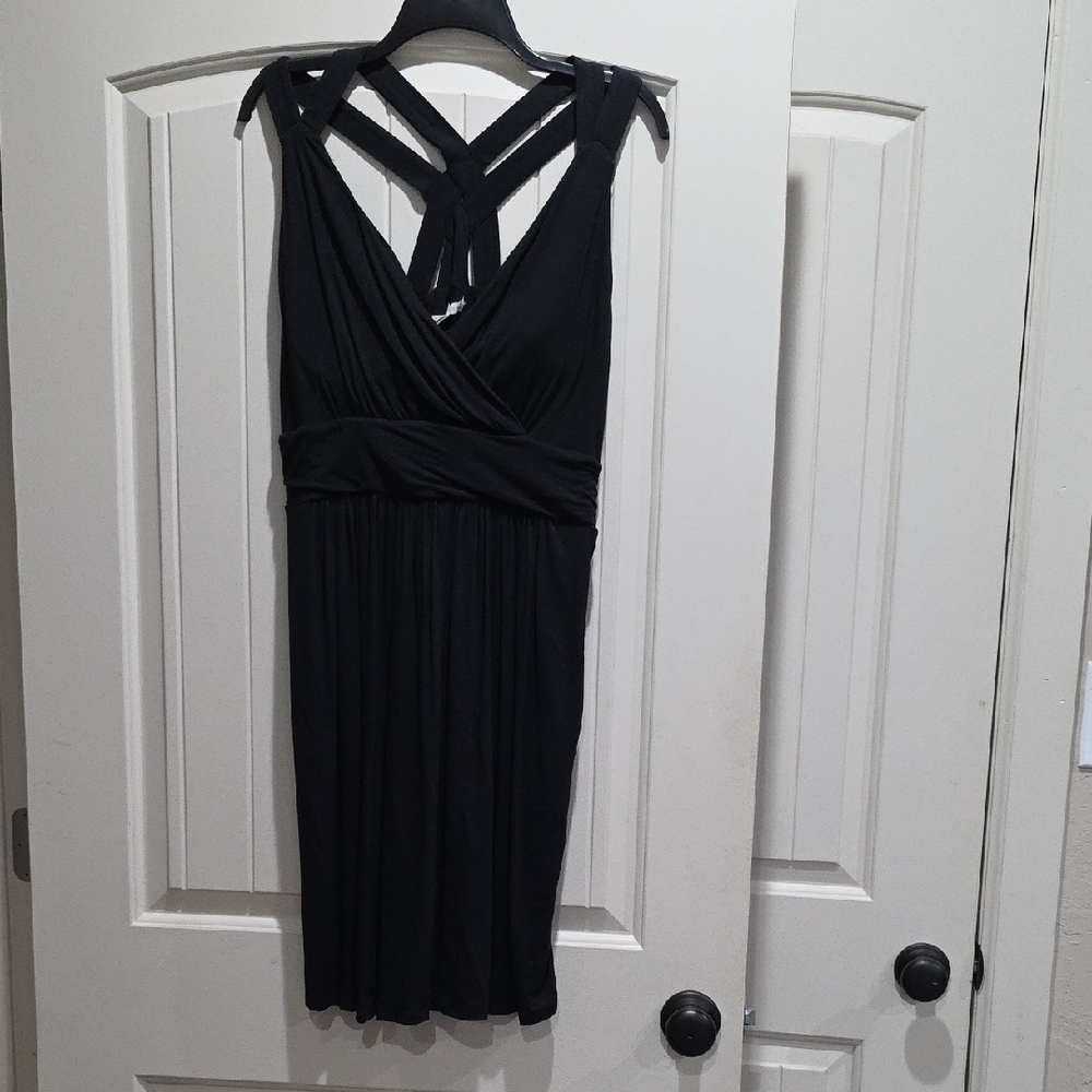 Cato Black Backless Dress